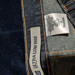 GAP Women's Straight Leg Jeans - Dark Blue